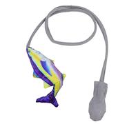 BAZEITFLOW Juguete para Gatos con Diseño de Pez de Peluche Realista Estimulante y Duradero para y Actividad Física Interior
