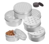 BAZEITFLOW Kit de Entrenamiento de Olores para Perros Latas de Aluminio con Diseño Hueco y Almohadillas Adhesivas para Adiestramiento Canino Preciso y Trabajo de Nariz