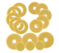 BAZEITFLOW Kit de Mantenimiento para Flauta Almohadillas de Fieltro Resistentes y Gomas de Reparación para Teclas Accesorios para Instrumento Musical