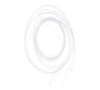 BAZEITFLOW Kit de Reparación de Gafas 3 Cordones de Plástico Blanco Ranura para Gafas de Media Montura, Fácil de Almacenar y Larga Duración