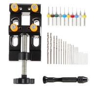 BAZEITFLOW Kit de Taladro Manual con Brocas Helicoidales de Acero al Herramienta Portátil para Joyería y Carpintería Práctico y Duradero para Bricolaje