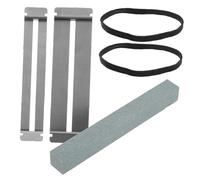 BAZEITFLOW Kit Profesional de Herramientas para Mantenimiento de Guitarras con Protector de Trastes Piedras Pulidoras y Lijas para Diapasón Compatible con Guitarras Eléctricas y Acústicas