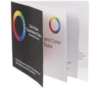 BAZEITFLOW Libro de Prueba para Deficiencia de Color Test Visual con Cartas Cromáticas Diseño Práctico y Portátil para Evaluación de Daltonismo y Visión Segura para Conductores