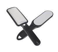 BAZEITFLOW Limas Para Pies De Acero Inoxidable 2 Unidades Doble Cara Para Pies Cuidados Personales Antideslizante Uso Profesional Belleza Pedicura Hogar