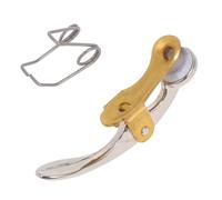 BAZEITFLOW Llave Watergate Para Trompeta En Tono Si Bemol, Material Inoxidable Plateado, Tamaño Pequeño, Accesorio De Drenaje Para Trompetas Estándar, Reemplazo Compatible Para Banda y Orquesta