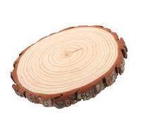BAZEITFLOW Losas de Madera para Exteriores Redondas 25-28 CM de Diámetro Grosor 2 CM Piezas para y Jardín Piedras Decorativas Resistentes Intemperie para Paisajismo y Manualidades