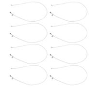 BAZEITFLOW Mangueras para Irrigador Bucal 81 Cm 8 Piezas Tubo de Repuesto para Hilo Dental Accesorios Compatibles para Limpieza Bucal en Casa y Viaje