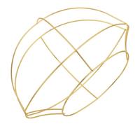 BAZEITFLOW Marco de Metal Clásico para Sombreros Chinos Estructura Resistente de Hierro en Diseño Retro Minimalista Soporte para Gorras Tradicionales DIY Accesorio Versátil para