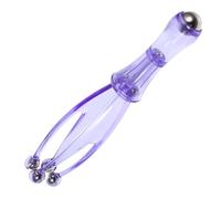 BAZEITFLOW Masajeador De Dedos Rodillo Manual Violeta, Dispositivo De Masaje Para Manos y Dedos, Herramienta Portátil Para Alivio Del Estrés y Mejora Circulación, Adecuado Para Relajación Diaria