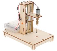 BAZEITFLOW Mini Taladro de Banco para Manualidades Kit Científico DIY de Mesa Pequeño Prensa Taladro Artesanal Máquina de Perforación Estable para Bricolaje Madera y Experimentos