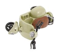 BAZEITFLOW Motocicleta para Hámster de Plástico Duradero, Juguete Musical Creativo para Jaula, Accesorio de Descompresión para Conejillos de Indias y Chinchillas, Adorno Pequeño para