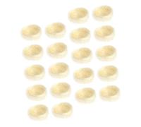 BAZEITFLOW Nidos Artificiales para Decoración Creativa De Platos Fríos Simulación De Nidos De Pájaro Tamaño Mediano Color Bambú Paquete De 20 Piezas para Hogar Jardín y Fotografía