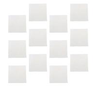 BAZEITFLOW Paños de Coral de Microfibra 12 Piezas, Toallas Cuadradas Blancas Absorbentes Rostro, Ropa Antiarrugas Práctica para Baño y Viaje, Suaves Secado Rápido