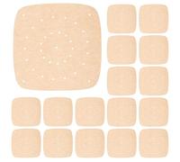 BAZEITFLOW Papel para Hornear Antiadherente Multifunción 100 Hojas 22 CM Cuadrado Papel para Parrilla Uso Diario Resistente Grasa y Horno para Cocinar y Hornear Alimentos