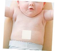 BAZEITFLOW Parches Adhesivos Tela No Tejida Flexibles y Transpirables de Unidades Parches Desechables para Niña y Cuidado Abdominal Antialérgicos y Cómodos
