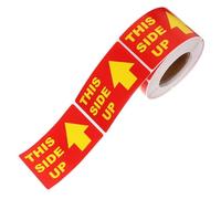 BAZEITFLOW Pegatinas de Advertencia de Envío Frágil Adhesivas 3 X 1,8 Pulgadas 300 Unidades Etiqueta Embalaje Seguro para Manipulación Cuidadosa Embalajes Industriales