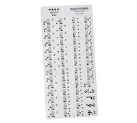 BAZEITFLOW Pegatinas De Piano Para Principiantes Accesorio Adhesivo Para Teclado Incluye Pegatinas Para Enseñar Piano Casa o Escuela
