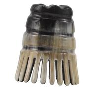 BAZEITFLOW Peine De Cuerno Natural Para Masaje Cepillo Desenredante De Cuerno De Exfoliante Cabelludo Herramienta De Masaje Guasha Peine Raspador Para El Hogar o Spa