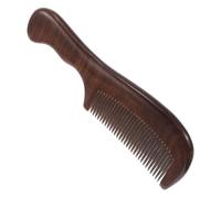 BAZEITFLOW Peine de Madera Natural para Mujer con Dientes Finos y Diseño Antiestático Masajeador para Cabelludo Peine Multiusos para Peinados Suaves Enredos