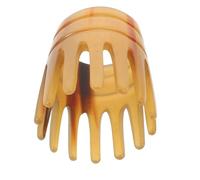 BAZEITFLOW Peine Masajeador de Cuerno de Buey Natural Cepillo Exfoliante Antiestático Herramienta Manual de Gua Sha para Limpieza Profunda y Relajación del Cabelludo