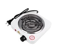 BAZEITFLOW Pequeña Estufa Eléctrica Portátil Sola Hornilla con Control Ajustable Quemador de Bobina para Cocina y Café Protección contra Sobrecalentamiento para Viajes y Eventos Casa