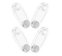 BAZEITFLOW Peso Tensor Acrílico Transparente para Persianas Enrollables Accesorio de 4 Piezas para Tensar Cordón de Persiana Vertical para Hogar y Oficina
