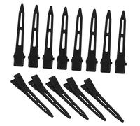 BAZEITFLOW Pinzas Cabello de Cocodrilo Metálicas 30 Unidades Tamaño Pequeño Antideslizantes para Mujeres Uso Diario Bodas y Maquillaje Accesorios Peinado sin Arrugas Negras