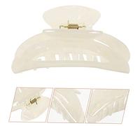 BAZEITFLOW Pinzas para Pelo Mujer Grande Clip Jumbo con Diseño Marmoleado Accesorio Resistente para Cabello Grueso Multiusos para Peinados y Diario