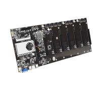 BAZEITFLOW Placa Base bajo Consumo de Energía 8 Ranuras Gpu para Minería y Múltiples Interfaces de Almacenamiento y Rendimiento Silencioso, Compatible Memoria Ddr3