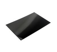 BAZEITFLOW Placa Material para Golpeador de Guitarra Acústica Autoadhesiva Lámina Acrílico y PVC Resistente al Diseño Negro para Protección y Decoración Guitarra