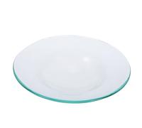 BAZEITFLOW Plato Calentador De Velas Transparente 8 Cm, Placa De Almohadilla De Aromaterapia Repuesto, Soporte para Calentador De Cera para Uso Hogar, Accesorio para Difusor De Aroma