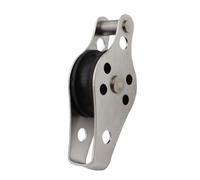 BAZEITFLOW Polea Simple de Acero Inoxidable Cuerda de Nailon Durable, Rueda de Polea Resistente Corrosión y Alta Temperatura, Accesorio para Barcos y Elevación Industrial, Adecuado