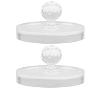 BAZEITFLOW Prensa para Sombras de Ojos 2 Piezas Sello Restaurador de Plástico Transparente 57 CM Herramienta Cosmética Multifuncional para Cejas Rubor E Iluminador Portátil para