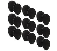 BAZEITFLOW Protectores para Tacones Altos Autoadhesivos Almohadillas de Goma Antideslizantes y Silenciosas 3 MM de Grosor Diseño Ovalado Paquete de 10 Pares para Reducción de Ruido y