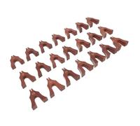 BAZEITFLOW Puentes Para Guzheng De Madera Rosa De 21 Piezas, Soporte De Cuerdas De Tamaño Pequeño, Color Marrón, Accesorios Para Instrumento Musical, Ideales Para Reemplazo y Mejora Del Timbre