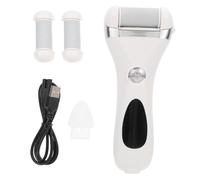 BAZEITFLOW Removedor en Casa para Pedicura Profesional Capacidad 1200ma Eléctrico de Callos Masaje Plantar, Material Abs y Cuarzo para Pies