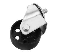 BAZEITFLOW Rueda Giratoria para Gato Hidráulico de Hierro Fundido, Pequeña y Resistente, Repuesto para Extractor de Fluidos Industriales, Compatible Remolques y Plataformas Rodantes, Uso