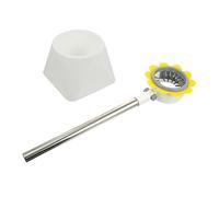BAZEITFLOW Soporte De Secador De Pelo Ventosa Diseño Sin Perforaciones Organizador Para Herramientas Resistente Compatible Varios Tipos