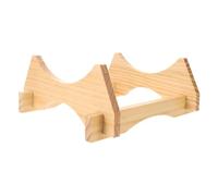 BAZEITFLOW Soporte Dispensador de Bebidas Madera Robusta 5 litros para Barril de Roble Base Estable y Multifuncional para Mostrador Hogar y Bar Estante para Jarra y Cubo de Cerveza