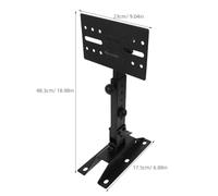 BAZEITFLOW Soporte Metálico Ajustable para Altavoces Estante de Pared Extensible y Resistente Brazo Telescópico para Sistemas de Sonido Domésticos y Karaoke Soporte Fijo para Altavoces