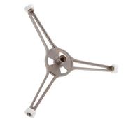 BAZEITFLOW Soporte para Plato Giratorio de Microondas con Anillo Triple Brazo Accesorio Resistente de Plástico para Horno Microondas Instalación sin Herramientas Diseño Elegante y Funcional