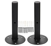 BAZEITFLOW Soportes para Estantes de Hierro 2 Piezas Vintage Fáciles de para Decoración Soportes Flotantes Compatible Estantes de Madera