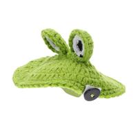 BAZEITFLOW Suéter Navideño de Tortuga Hecho a Mano con Diseño de Rana Lana Cálida Correa Elástica Ajustable Talla L Ropa para Reptiles Pequeños Adecuado para Sesión de Fotos y Fiestas de