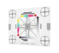 BAZEITFLOW Tabla de Prueba de Cámara Adhesiva 40X30 CM Herramienta de Calibración de Lentes para Enfoque y Resolución Tarjeta de Inspección de Alta Resolución para Monitor de Vigilancia