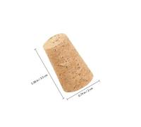 BAZEITFLOW Tapones de Corcho Cónicos para Botellas de Vino 20 Piezas, Reutilizables, Madera Natural, 2.2 X 1.8 X 3.5 Cm, Diseño Hermético para Conservar Frescura, Accesorio Adecuado
