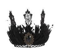 BAZEITFLOW Tiara Vintage Barroca para Mujer Accesorio de Pelo Elegante para Fiesta de Disfraces Bodas y Cosplay Diseño Clásico para Reinas y Princesas