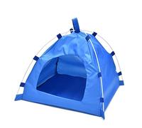 BAZEITFLOW Tienda de Campaña para Mascotas de Tela Oxford Varilla de Fibra Desmontable, Plegable, Tamaño 40x40x35 Cm, para Viaje al Aire Libre, Adecuada para Perros y Gatos