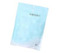 BAZEITFLOW Toallas Faciales Desechables de Algodón 100% Comprimidas Tamaño Mini Paquete Portátil de 100 Unidades Toallas Absorbentes No Tejidas para Viajes y Cuidado Facial Diario