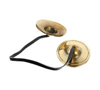 BAZEITFLOW Tocar El Timbre Manual De Latón Instrumento De Percusión Como Obsequio Budista Para Yoga y Meditación Casa