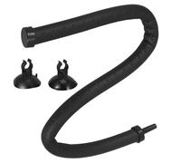 BAZEITFLOW Tubo de Burbujas para Pecera 30 CM Flexible de Caucho 2 Ventosas y Clips Difusor de Oxígeno Silencioso para Acuarios Pequeños Circulación y Decoración Acuática